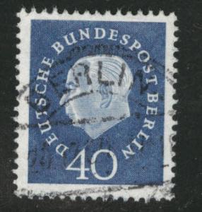 Germany Berlin Occupation Scott 9N168 Used 1959 stamp CV$4.5