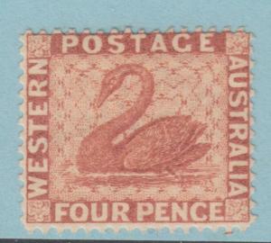 WESTERN AUSTRALIA 61  MINT HINGED OG * NO FAULTS VERY FINE! - SWAN - ZMQ