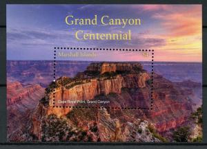 Marshall Islands Stamps 2018 MNH Grand Canyon Centennial Mountains 1v S/S