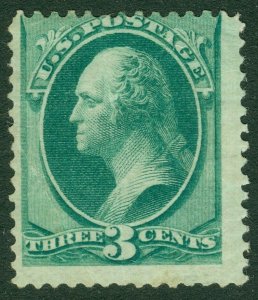 EDW1949SELL : USA 1870 Scott #147 Mint Original Gum with creases. Catalog $225.