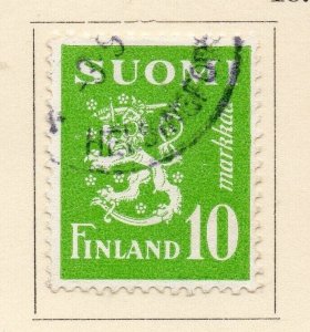 Finland 1952 Early Issue Fine Used 10p. NW-215710