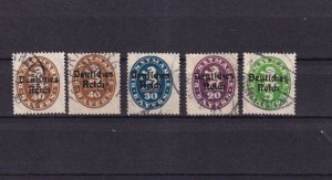 SA25f German Empire 1920 Bavarian oveprinted used stamps