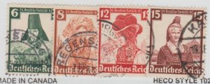 Germany Scott #B72-B75 Stamp - Used Set