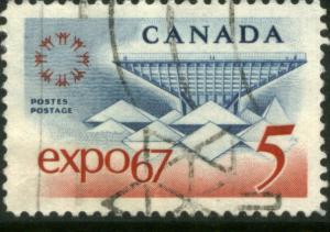 Canada 469, 5c Expo 67 Montreal. Used. (511)
