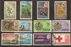 Rhodesia & Nyasaland 1961-63 Commemoratives Fine Used