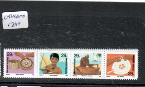 MARSHALL ISLANDS    SC 428A  STIP OF  4     MNH     P0321E H