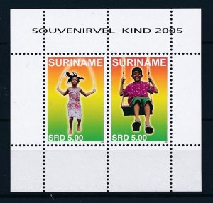 [SU1355] Suriname Surinam 2005 Childrens Welfare Souvenir Sheet MNH