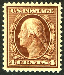 U.S. #334 MINT OG HR