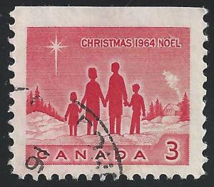 Canada #434as 3c Christmas - Star of Bethlehem