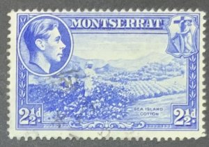 MONTSERRAT 1938 GVI  DEFINITIVE TWOPENCE  HALFPENCE SG105a  USED