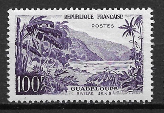 1959 France 909 100F Guadeloupe MNH
