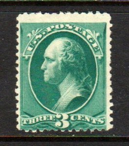 #207  3 Cent Washington green Mint OGNH