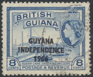  Guyana  OPT Independence SC# 4  Used   see details & scans