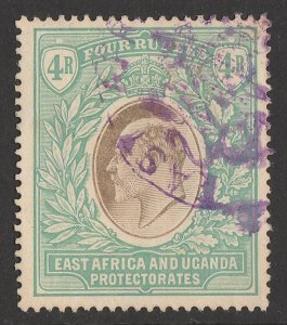 KENYA, UGANDA & TANGANYIKA : 1904 KEVII 4R, wmk mult crown. 