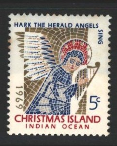 Christmas Island Sc#34 MNH - tone spots