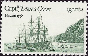 USA 1978-   Captain James Cook Ship Issue - MNH single  # 1733