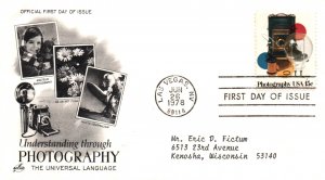 US 1758 Photography Artcraft Typed FDC