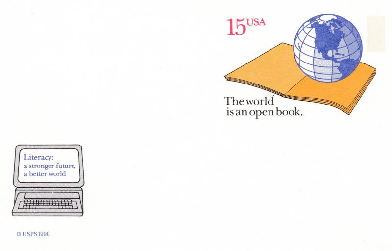 U.S. # UX146, World Literacy Year, Postal Card