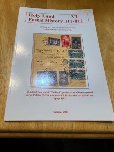 Israel Holyland Postal History Journal #111-12 Summer 2009!!