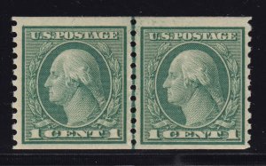 452 LinePair VF-XF original gum never hinged nice color cv $ 160 ! see pic !