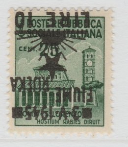 Varietà Occupazione Jugoslava Fiume Yugoslavia 1945 10L / 25c MNH** A23P45F13732