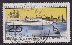 German Democratic Republic DDR #509 used 1960 vacation ship 25pf