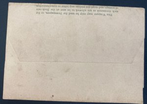 1893 British Guiana Postal Stationery wrapper Cover