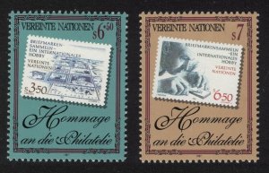 UN Vienna Tribute to Philately 2v 1997 MNH SG#V237-V238