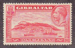 Gibraltar Rock of Gibraltar (Scott #96) MLH 