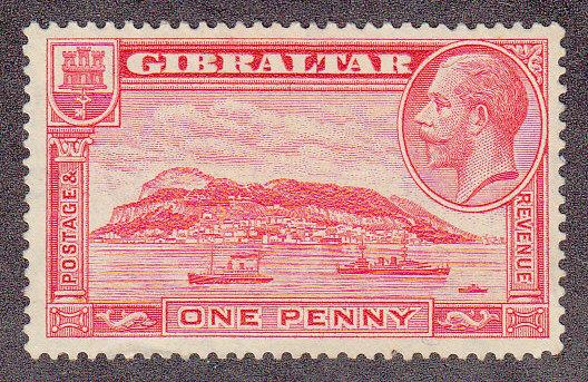 Gibraltar Rock of Gibraltar (Scott #96) MLH 