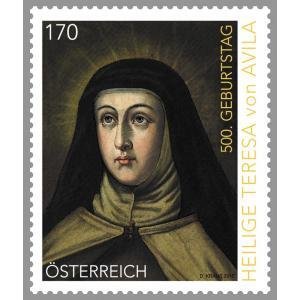 Austria 2015 St. Teresa of Avila, 500th Birthday, Scott No. 2557 MNH