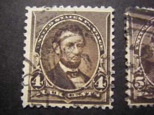 Scott 219-229, 1890-3 Regular issue Beauties, USED Complete set, CV $260+