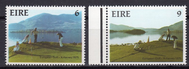 Ireland 1975 Sc#371/372 GOLF CHAMPIONSHIP Set (2) MNH