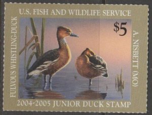 U.S. Scott Scott #JDS12 Junior Duck Stamp - Mint NH Single