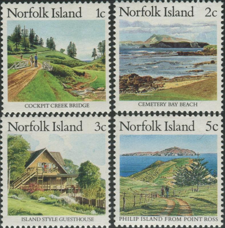 Norfolk Island 1987 SG405-408 Scenes MNH