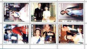 KARJALA - 1999 - QEII Coronation - Perf 6v Sheet-Mint Never Hinged-Private Issue