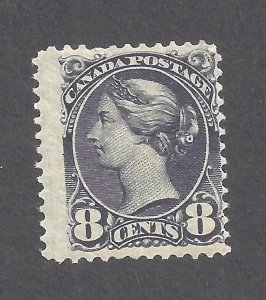 Canada # 44b MINT NH 8c SLATE BLACK SMALL QUEEN BS27599