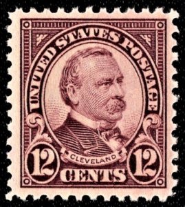 US 564 MNH VF 12 Cent Grover Cleveland-Brown Violet