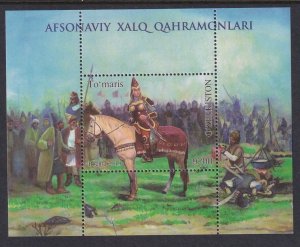 Uzbekistan 907 Horse Souvenir Sheet MNH VF