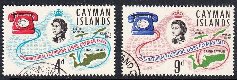 CAYMAN ISLANDS # 189-190  Used