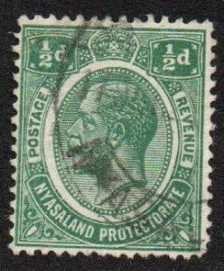 Nyasaland Protectorate Sc #12 Used