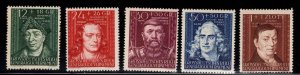 Poland Scott NB36-NB40 MNH** German occupation WW2  stamp set