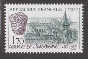 France # 1973, Landevennec Abbey Mint NH, 1/2 Cat.