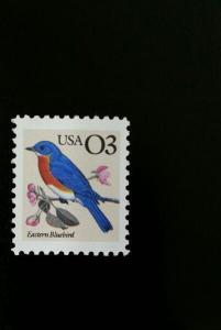 1991 3c Eastern Bluebird Scott 2478 Mint F/VF NH