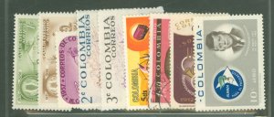 Colombia #670/C455  Single (Complete Set)