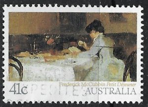 Australia ~ Scott # 1148 ~ Used ~ Petit Dejeuner by Frederick McCubbin