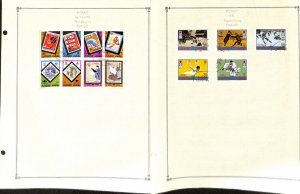 Ajman Stamp Collection, 1971 Art, Olympics, Space, Scouts, Birds, 16 Pages