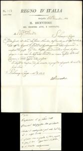 1811 ITALY Napoleonic, Oficio del Regifizo in SENIGALLI, REGNO d ITIALIA Letter!