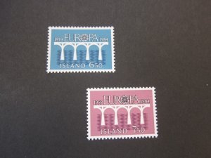 Iceland 1984 Sc 588-89 set MNH