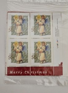 Canada 1999 Christmas Angels #1817 Set of Corner Inscription Blocks